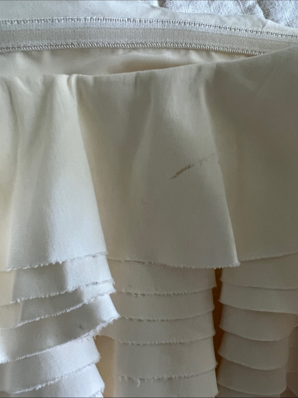 H&M Cream Ruffled Crop Top - Picture 7 of 9